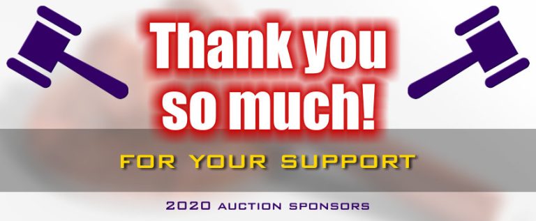 Sponsor Thank You – 2020 Auction +